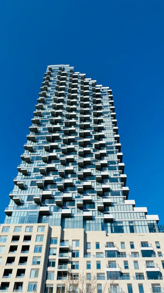 white and black concrete building